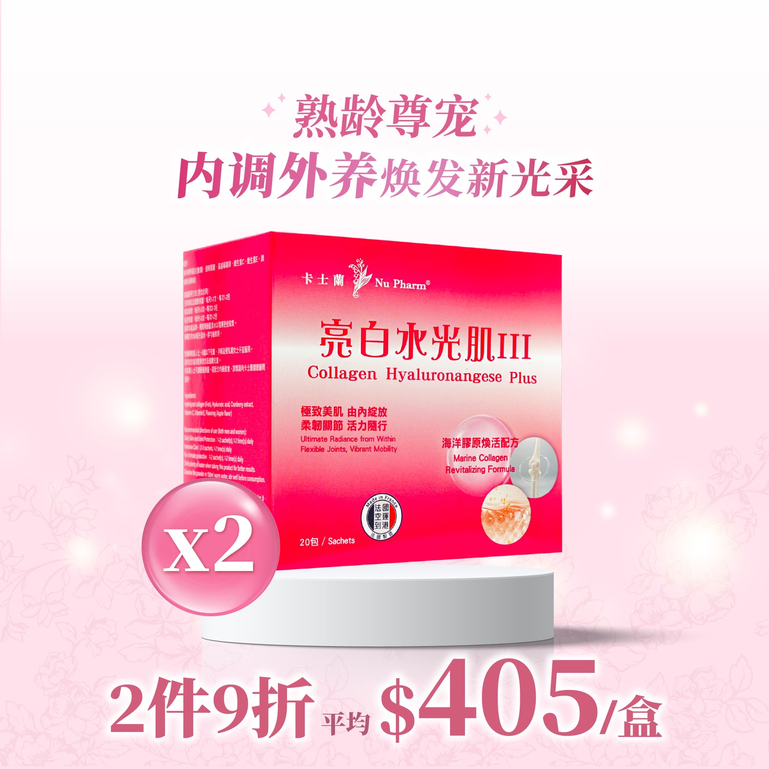 亮白水光肌 III｜單盒裝